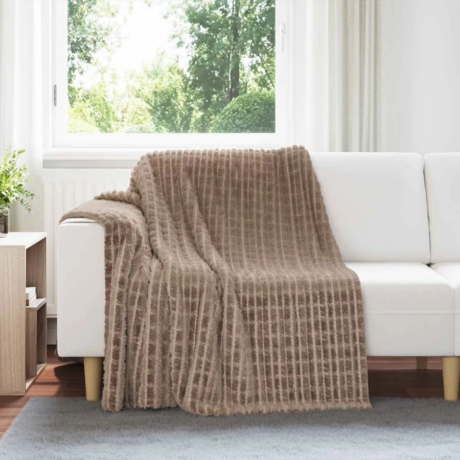 Jeté Camel 200 x 150 cm Toison