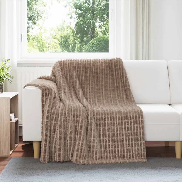Jeté Camel 200 x 150 cm Toison