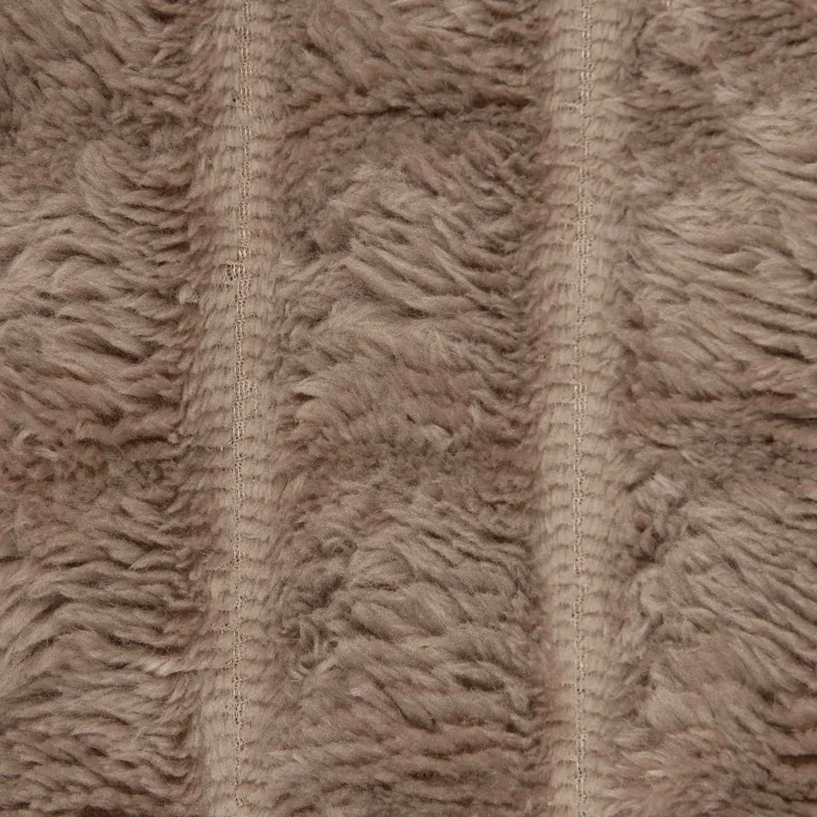 Jeté Camel 200 x 150 cm Toison - 8