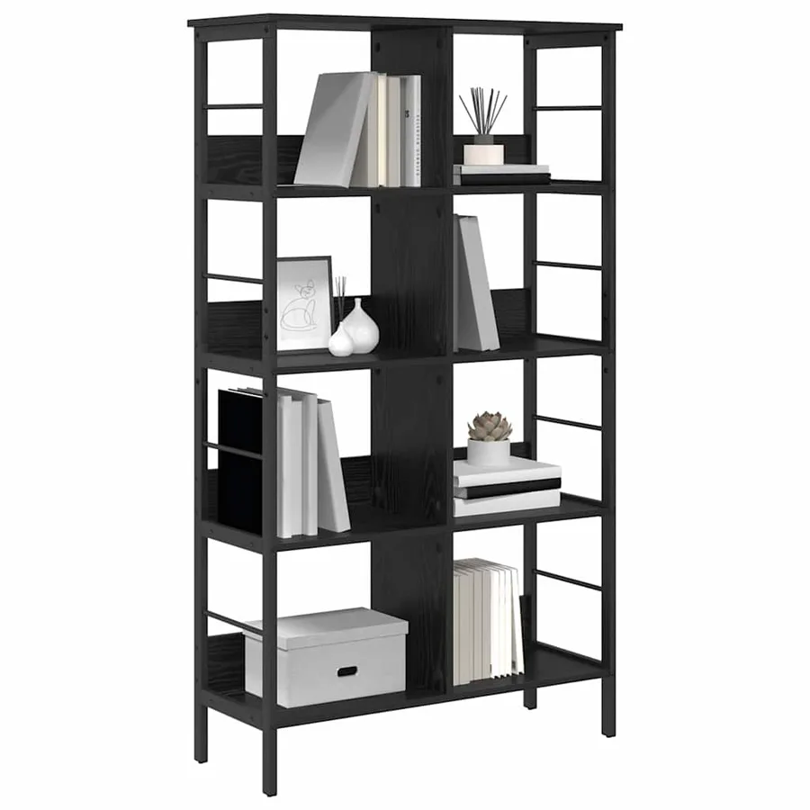 Étagère Chêne noir 82 x 32 x 144,5 cm Bois d'ingénierie - 3