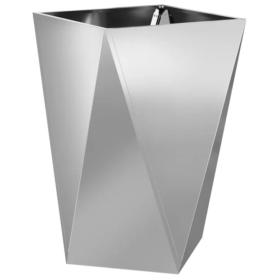Jardinière 2 pc Argent 50 x 50 x 75 cm Acier galvanisé - 5