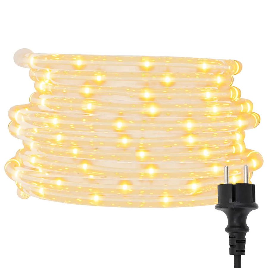 Lumière en corde avec 2400 LED Blanc chaud 100 m PVC - 2