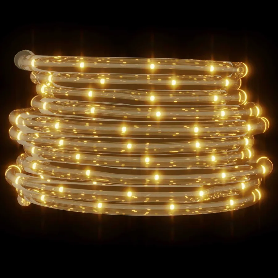 Lumière en corde avec 2400 LED Blanc chaud 100 m PVC - 5