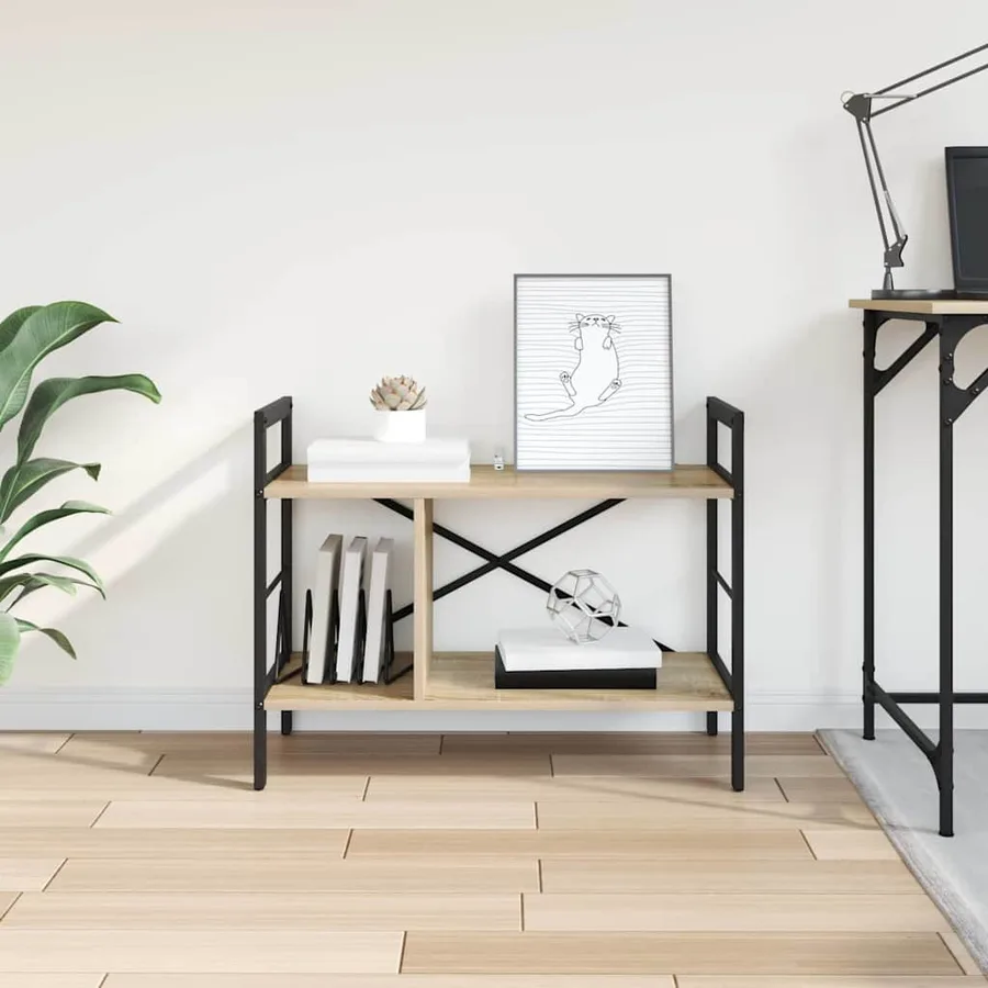 Étagère Chêne Sonoma 75 x 30 x 58,5 cm Bois d'ingénierie - 4