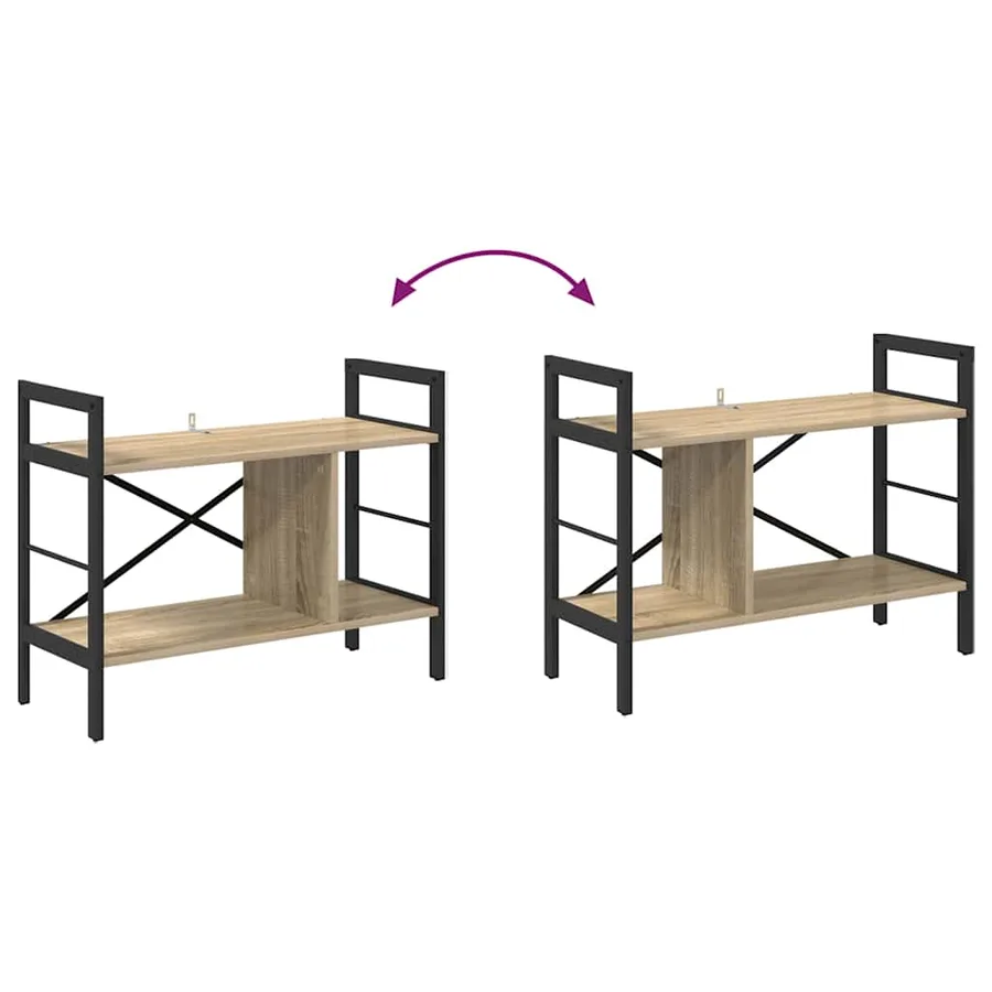 Étagère Chêne Sonoma 75 x 30 x 58,5 cm Bois d'ingénierie - 9