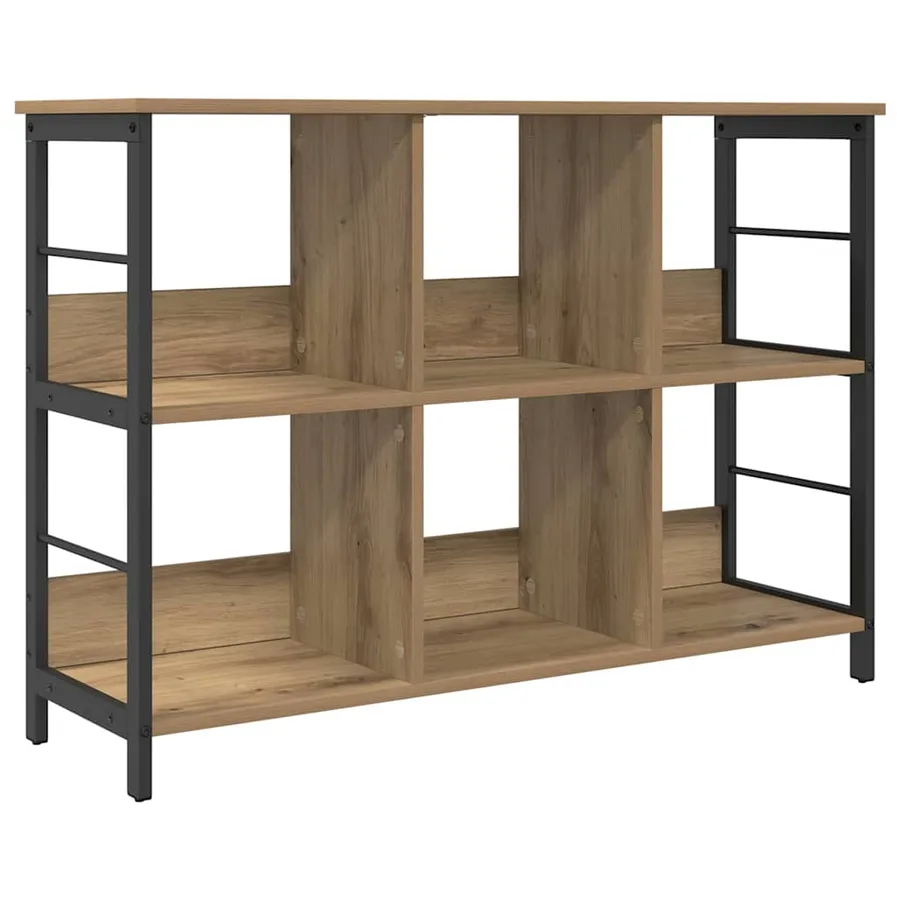 Étagère 6 niveaux 102 x 32 x 72,5 cm Bois d'ingénierie - 2