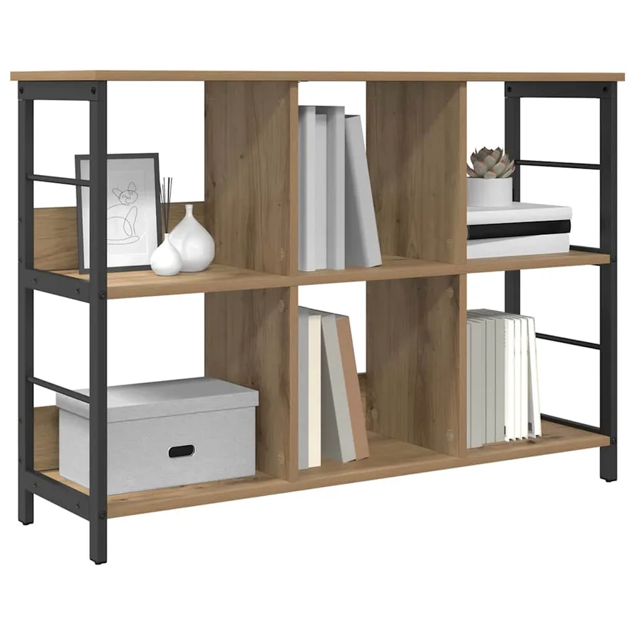 Étagère 6 niveaux 102 x 32 x 72,5 cm Bois d'ingénierie - 3