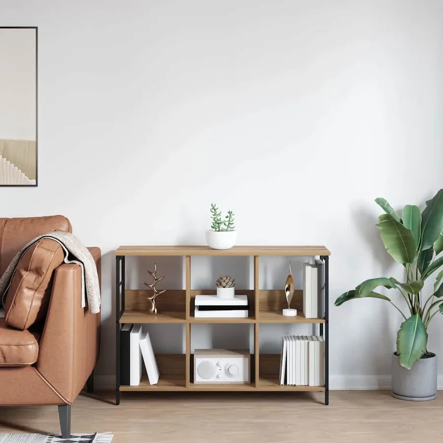 Étagère 6 niveaux 102 x 32 x 72,5 cm Bois d'ingénierie - 4