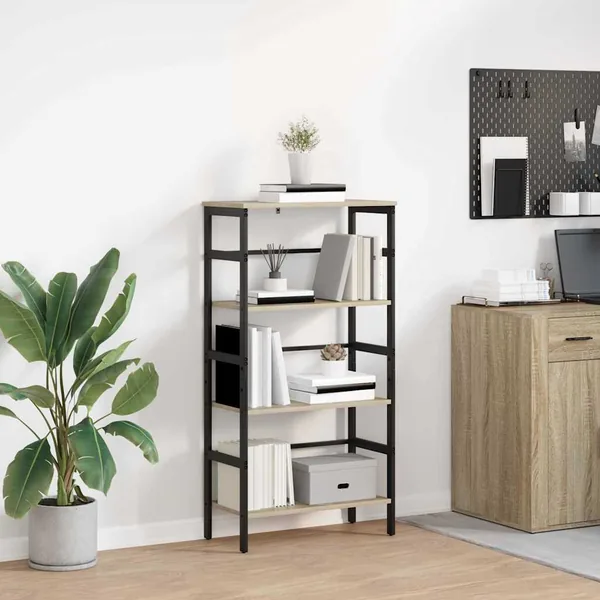 Étagère Chêne Sonoma 60 x 29,5 x 115 cm Bois d'ingénierie