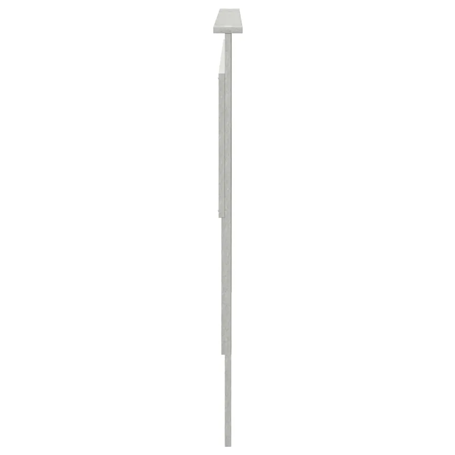 Tête de lit Gris béton 180 cm Bois d'ingénierie - 5
