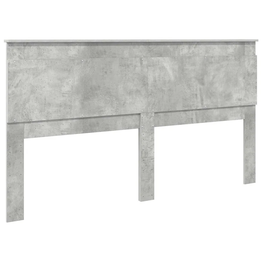 Tête de lit Gris béton 180 cm Bois d'ingénierie - 6