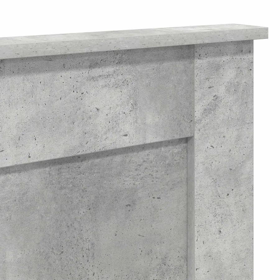 Tête de lit Gris béton 180 cm Bois d'ingénierie - 7