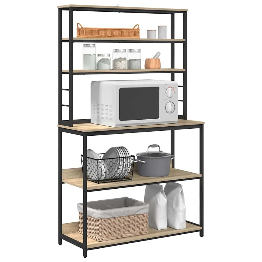 Étagère de cuisine Chêne Sonoma 100 x 40 x 168 cm - 3