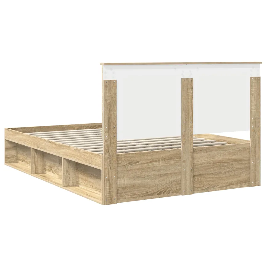 Cadre de lit Sonoma 160 x 200 cm Bois de pin massif - 9