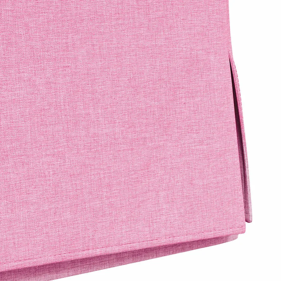 Chaises de salle à manger 2 pcs Rose 57 x 67 x 98 cm tissu - 9
