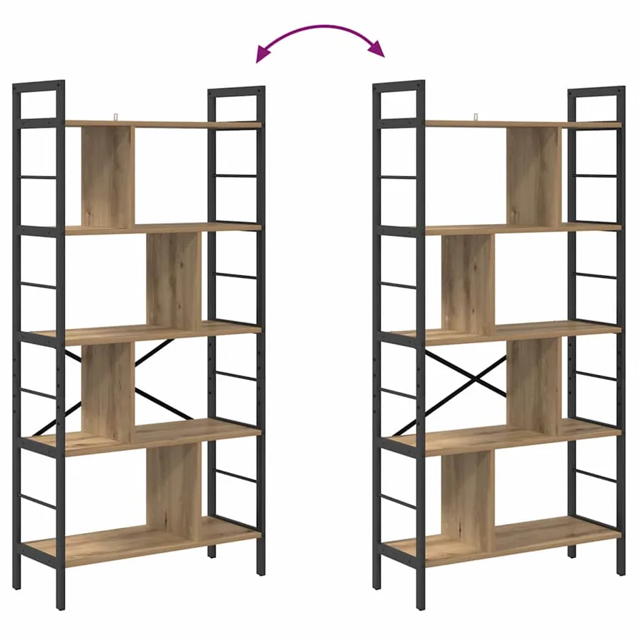 Étagère 9 niveaux 75 x 30 x 156 cm Bois d'ingénierie - 10