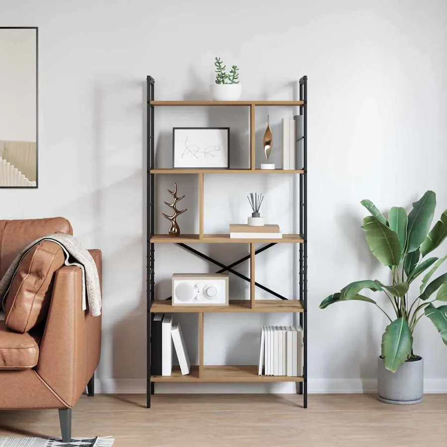 Étagère 9 niveaux 75 x 30 x 156 cm Bois d'ingénierie - 4