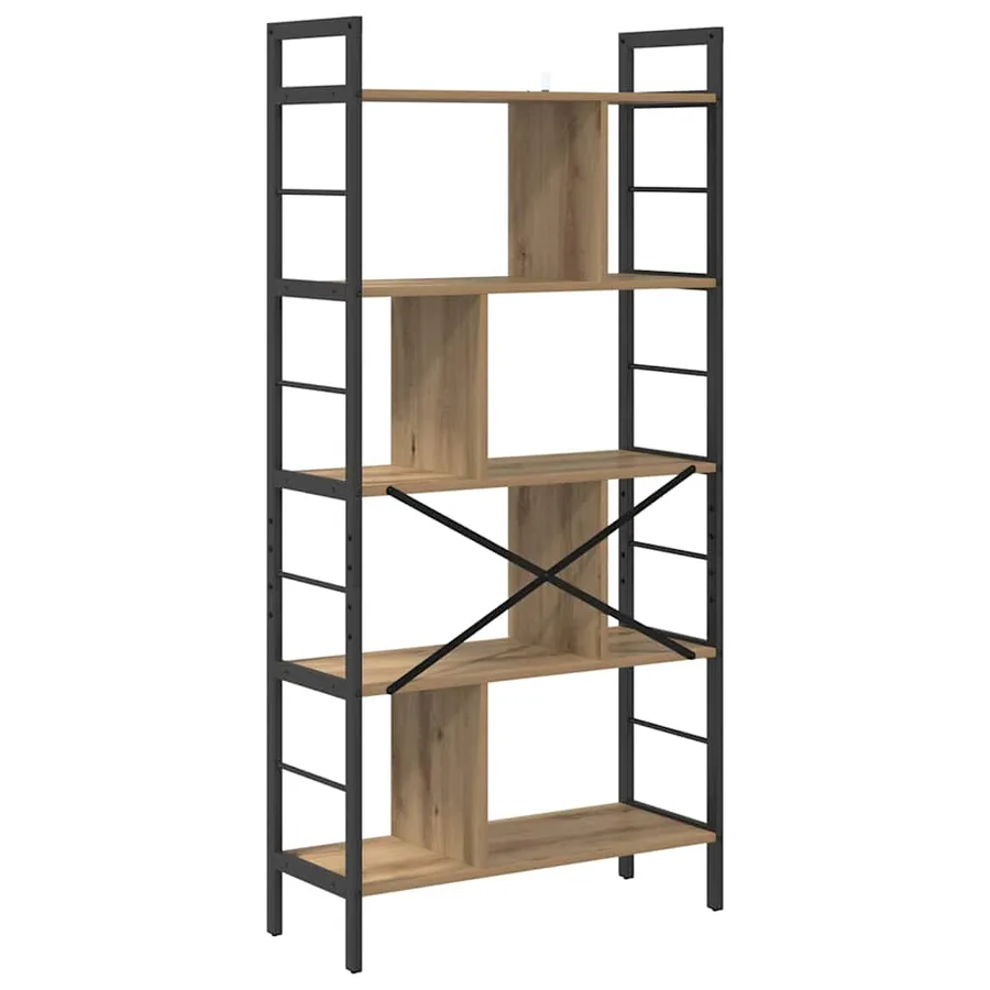 Étagère 9 niveaux 75 x 30 x 156 cm Bois d'ingénierie - 7