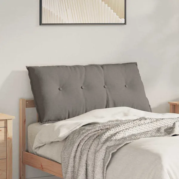 Coussin de Dos Taupe 100 x 19 x 50 cm tissu
