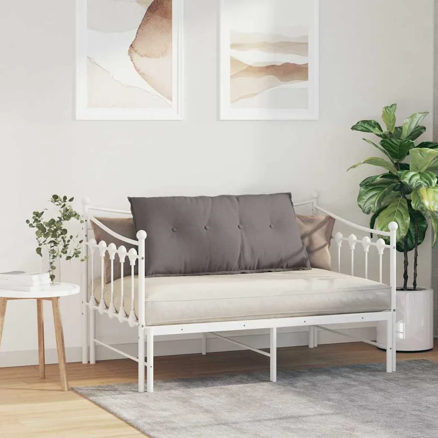 Coussin de Dos Taupe 100 x 19 x 50 cm tissu - 4