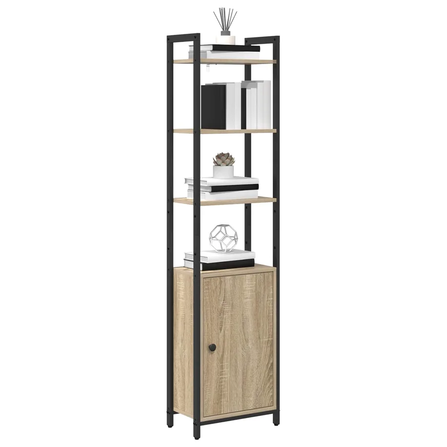 Bibliothèque Chêne Sonoma 40 x 24 x 161 cm Bois d'ingénierie - 3