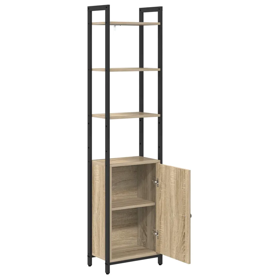 Bibliothèque Chêne Sonoma 40 x 24 x 161 cm Bois d'ingénierie - 5