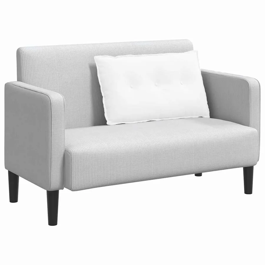 Coussin de Dos Blanc 80 x 19 x 50 cm tissu - 3
