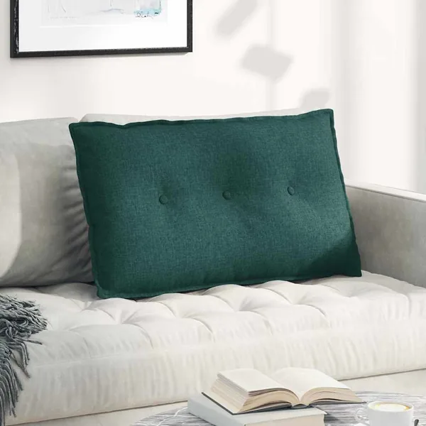 Coussin de Dos Vert foncé 80 x 19 x 50 cm tissu