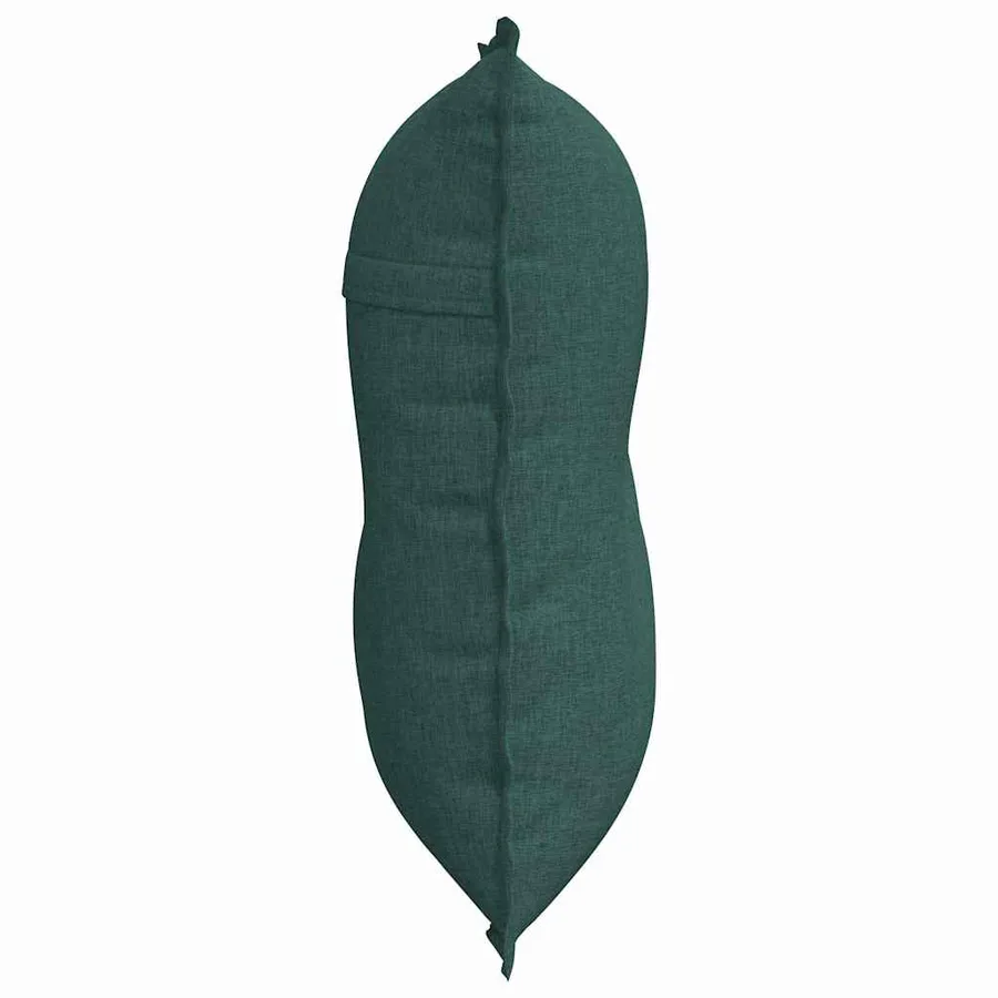 Coussin de Dos Vert foncé 80 x 19 x 50 cm tissu - 6