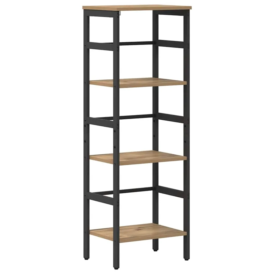 Étagère 3 niveaux 40 x 29,5 x 115 cm Bois d'ingénierie - 2