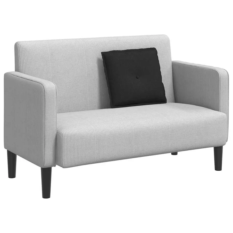 Coussin de Dos Noir 50 x 19 x 45 cm tissu - 3