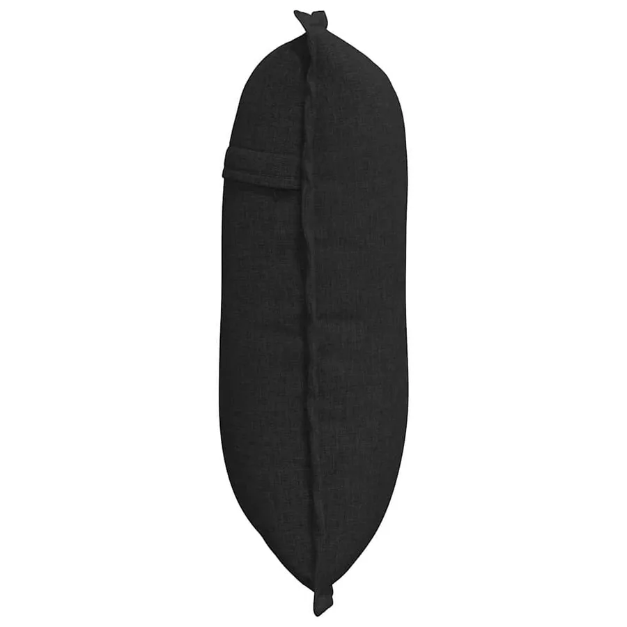 Coussin de Dos Noir 50 x 19 x 45 cm tissu - 6
