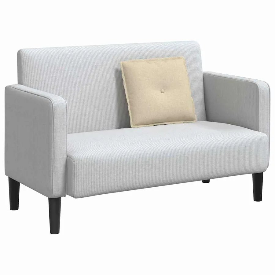 Coussin de Dos Crème 50 x 19 x 45 cm tissu - 3