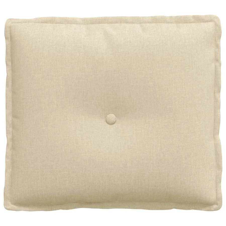 Coussin de Dos Crème 50 x 19 x 45 cm tissu - 5