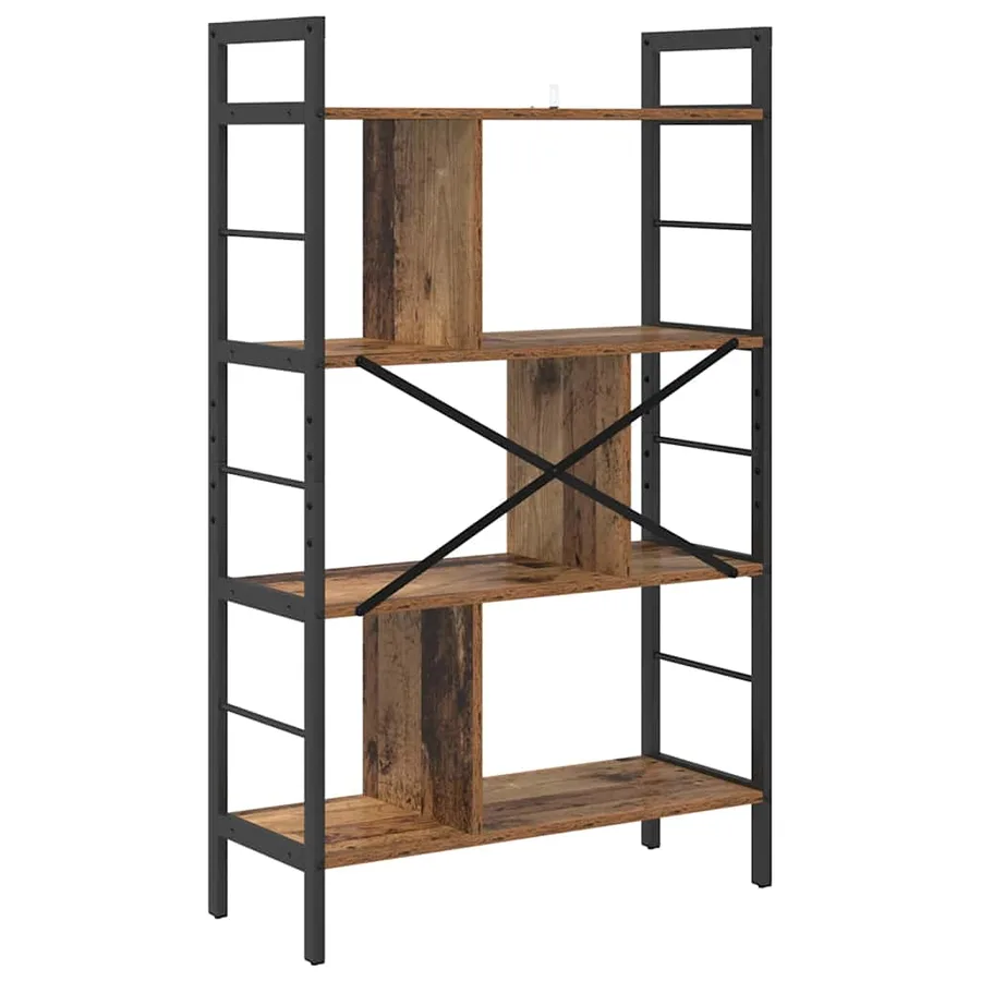 Étagère Bois Ancien 75 x 30 x 123,5 cm Bois d'ingénierie - 7