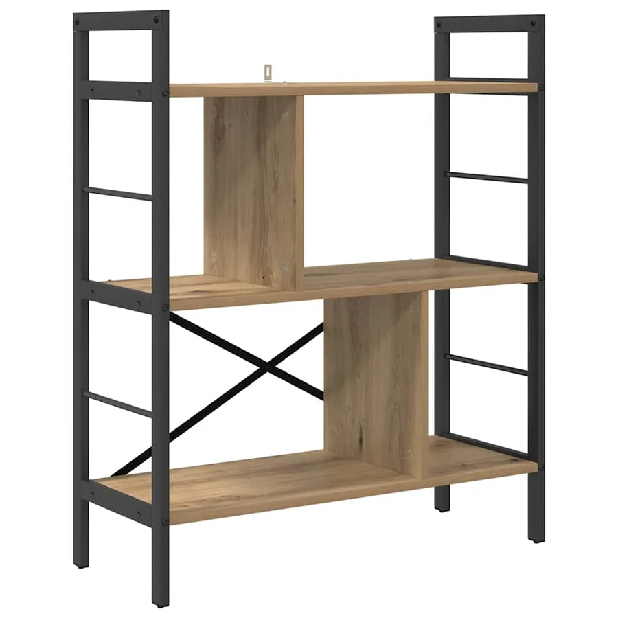 Étagère 5 niveaux 75 x 30 x 91 cm Bois d'ingénierie - 2
