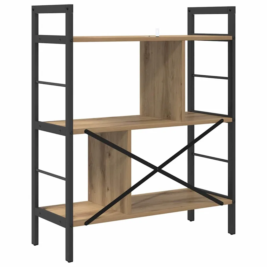 Étagère 5 niveaux 75 x 30 x 91 cm Bois d'ingénierie - 7