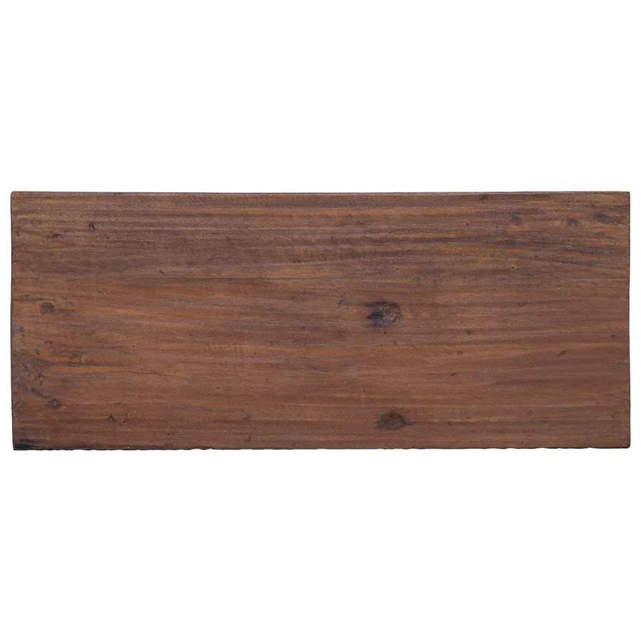 banc Naturel 85 x 35 x 46 cm Bois massif de récupération - 6