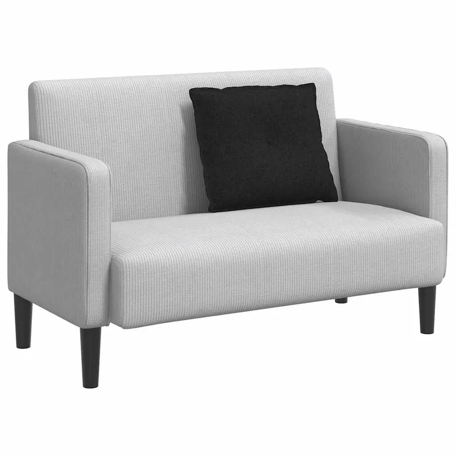 Coussin de Dos Noir 60 x 19 x 50 cm tissu - 3