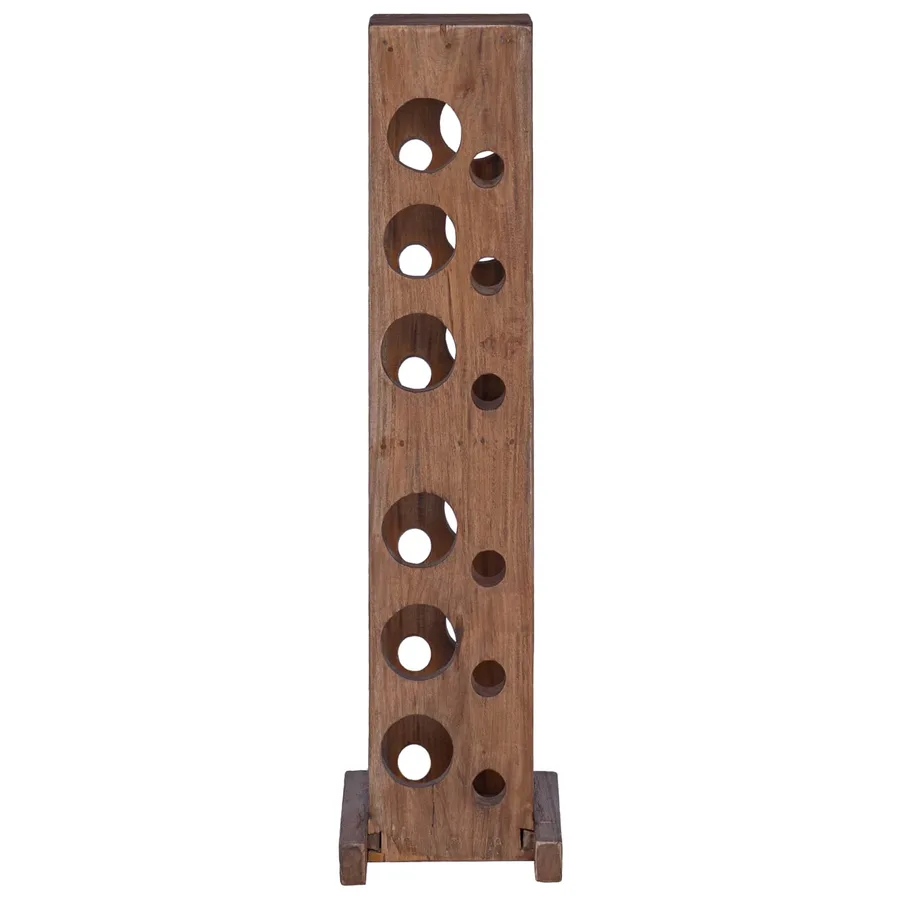 Étagère Marron 20 x 25 x 100 cm Bois de Mahogany Massif - 5