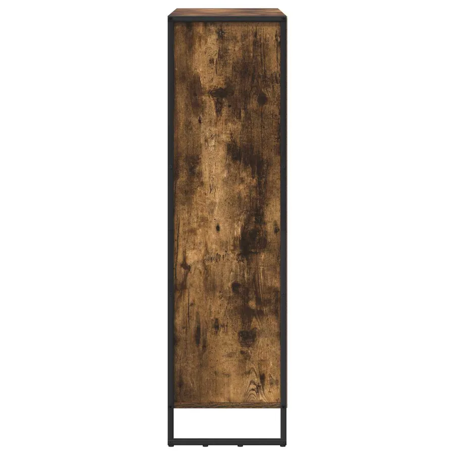 Bibliothèque 99,5 x 30 x 108 cm Bois d'ingénierie Chêne Fumé - 7