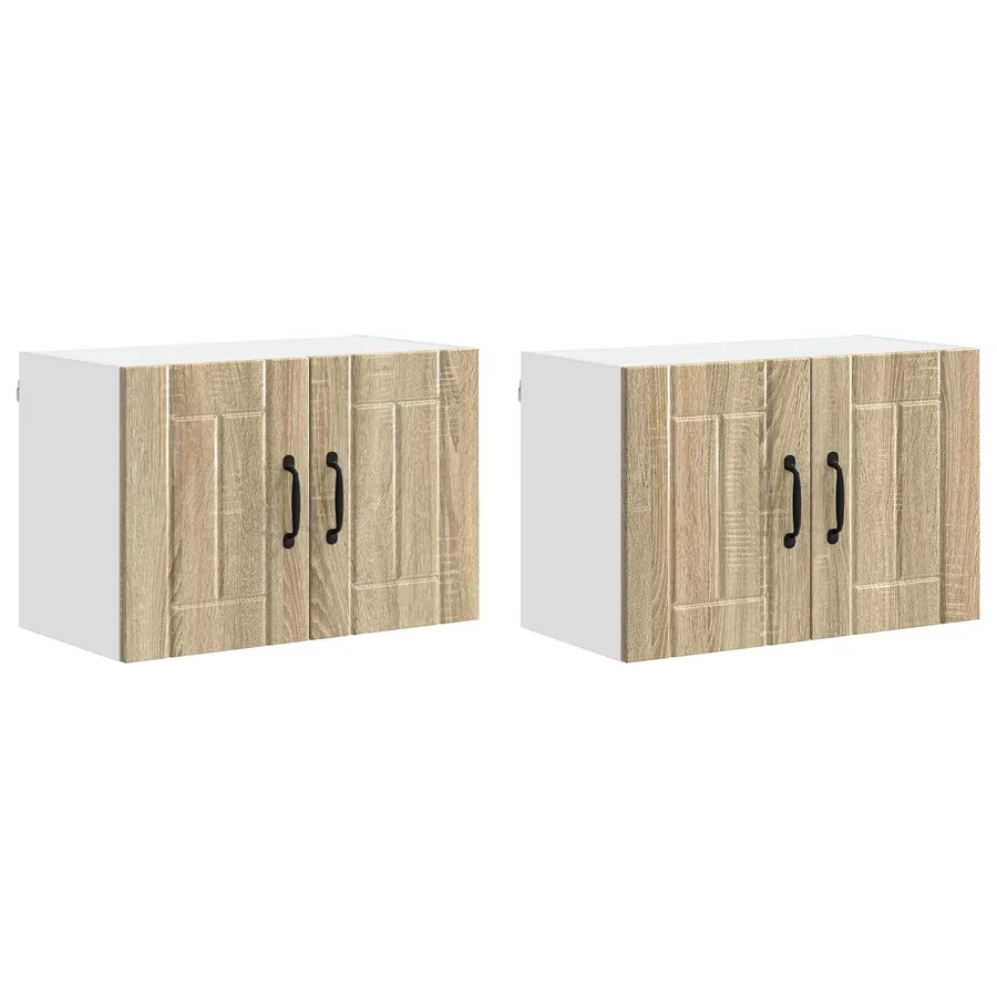 Meuble mural LUCCA 2 pcs Chêne Sonoma 60 x 31 x 40 cm - 2
