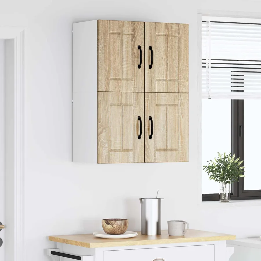 Meuble mural LUCCA 2 pcs Chêne Sonoma 60 x 31 x 40 cm - 4