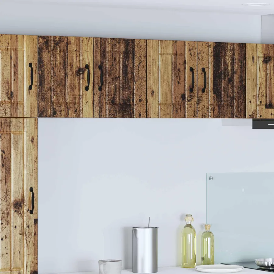 Meuble mural LUCCA 2 pcs Bois ancien 60 x 31 x 40 cm