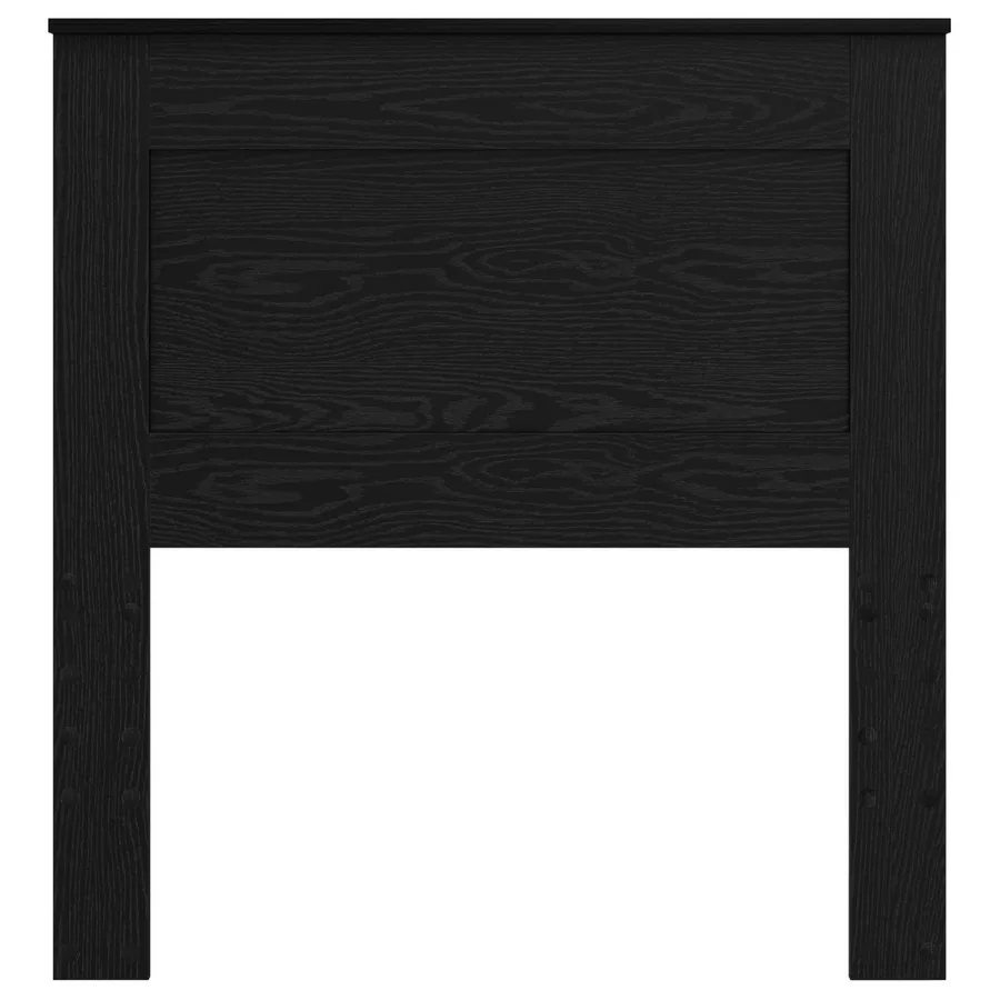 Tête de lit avec tête de lit Chêne noir 90 cm Bois d'ingénierie - 4