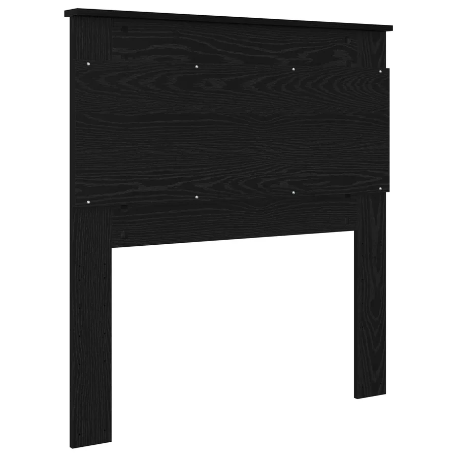 Tête de lit avec tête de lit Chêne noir 90 cm Bois d'ingénierie - 6