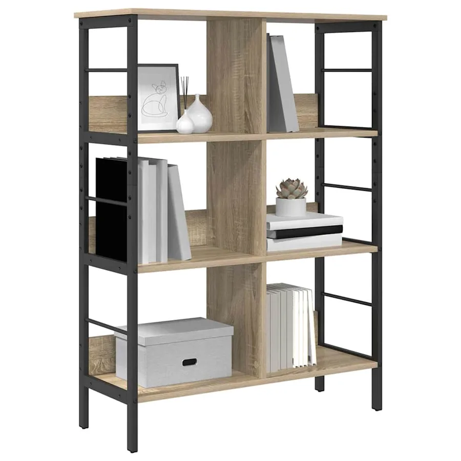Étagère Chêne Sonoma 82 x 32 x 112 cm Bois d'ingénierie - 3
