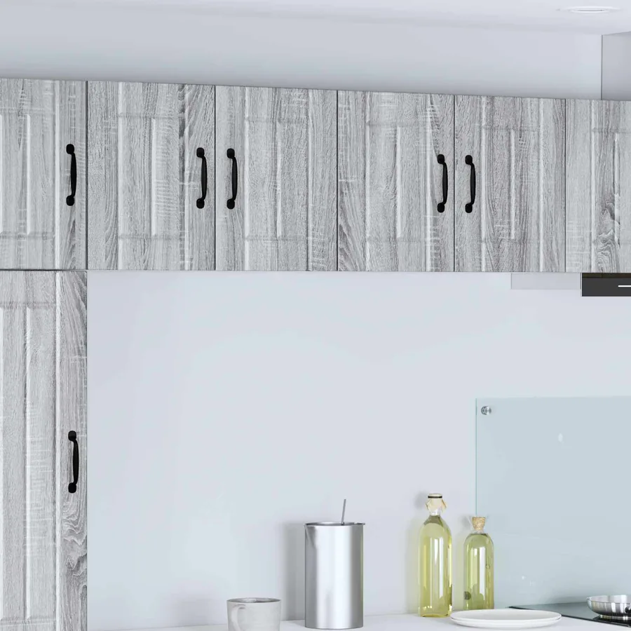 Meuble mural LUCCA 2 pcs Sonoma gris 60 x 31 x 40 cm
