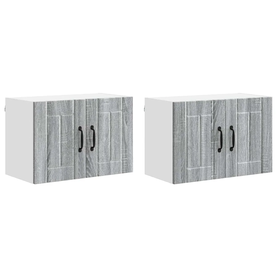 Meuble mural LUCCA 2 pcs Sonoma gris 60 x 31 x 40 cm - 2