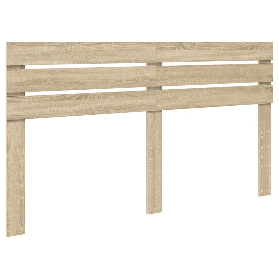 Cadre de lit Chêne Sonoma 200 x 200 cm Bois Ingénierie - 7